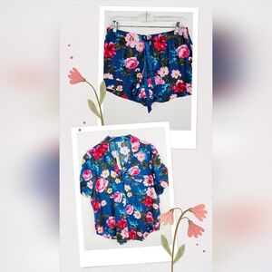 Victoria's Secret Floral 2-Piece Sleepwear Pajama Set NWT